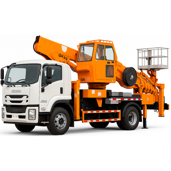 Автогидроподъемник ISUZU GIGA с GKS38 38м 