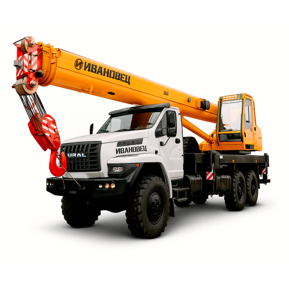 Автокран Ивановец КС-45717-2М 24 метра