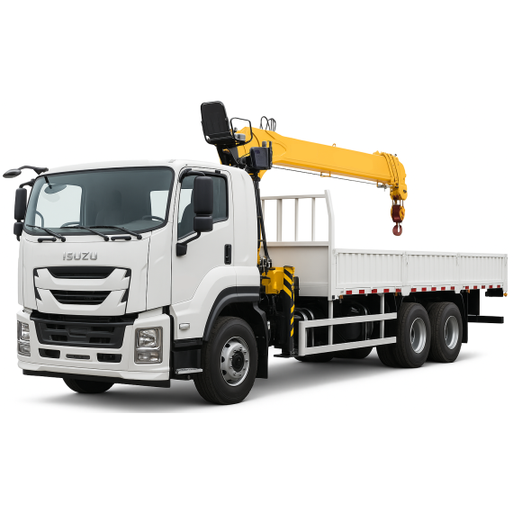Бортовой ISUZU GIGA 6х4 с КМУ XCMG SQS 250-4 10т