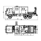 ПАРМ с КМУ SunHunk с люлькой на шасси Урал 4320-4972-80 ПАРМ с КМУ SunHunk с люлькой на шасси Урал 4320-4972-80