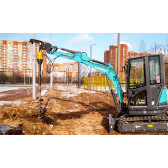 ТК000086442 Гидробур Delta RD3 на мини-экскаватор