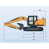Экскаватор TZCO TZ135EXD